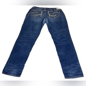 Silver Suki Mid Slim Jeans Women’s 34 x 31 Joga Stretch Denim